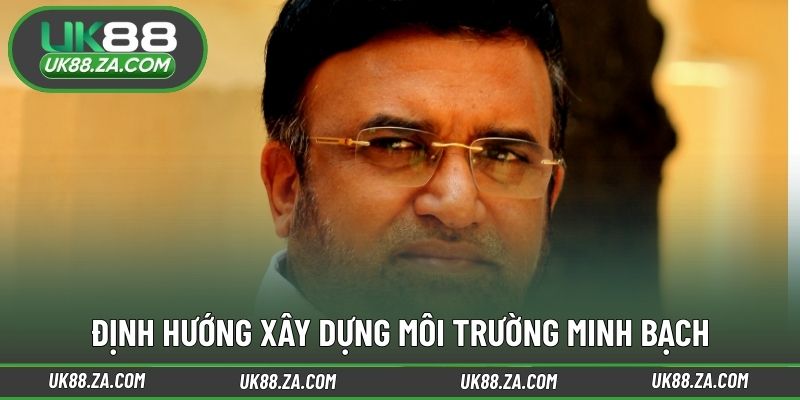 Định hướng xây dựng môi trường minh bạch